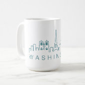 Mug de café Washington (Devant gauche)