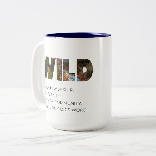 Mug de café WILD Zion (Devant gauche)