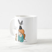 Mug de café Yorkie Mama personnalisé (Devant gauche)