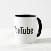 Mug de café YouTube (Devant droit)