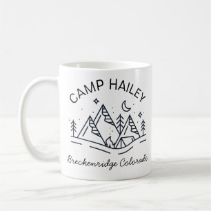 Mug de camp personnalisé, mug de feu de camp perso