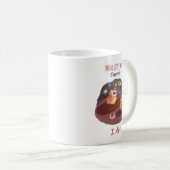 Mug de camping "Chouette mignonne "Qui vous aime p (Devant droit)