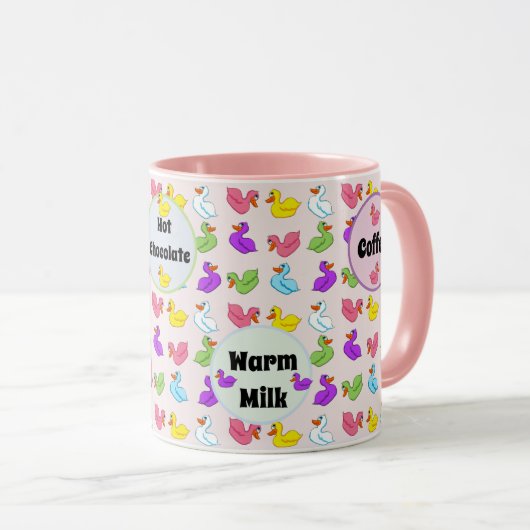 Mug de canards colorés (Devant droit)