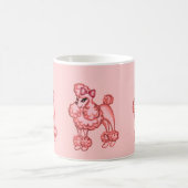 Mug de caniche rose (Centre)
