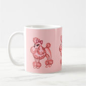 Mug de caniche rose (Gauche)