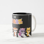 Mug de caractères colorés (Devant droit)