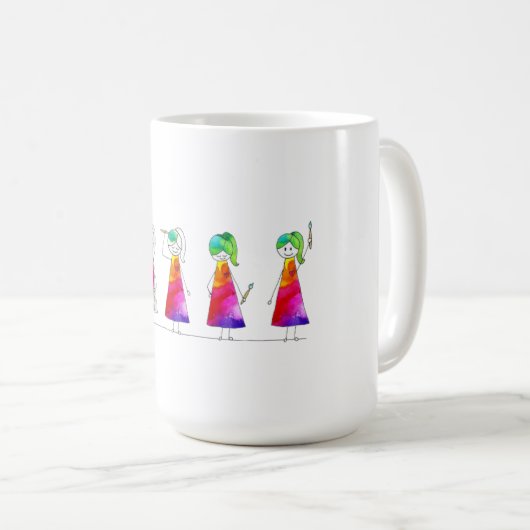 Mug de caractères HWJ (Devant droit)