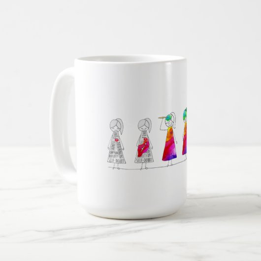 Mug de caractères HWJ (Devant gauche)