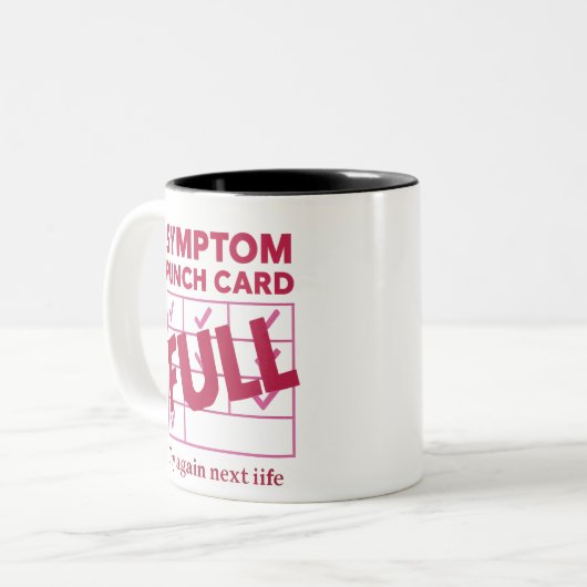 Mug de carte de poinçon symptom (Devant gauche)