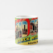 Mug de carte postale de salutations de Rapid City  (Centre)