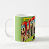 Mug de carte postale de salutations de Rapid City  (Gauche)
