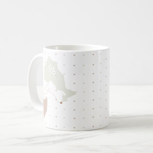 Mug de cartes personnalisées (Devant gauche)