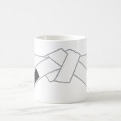 mug de ceinture blanche jiu-jitsu (Centre)