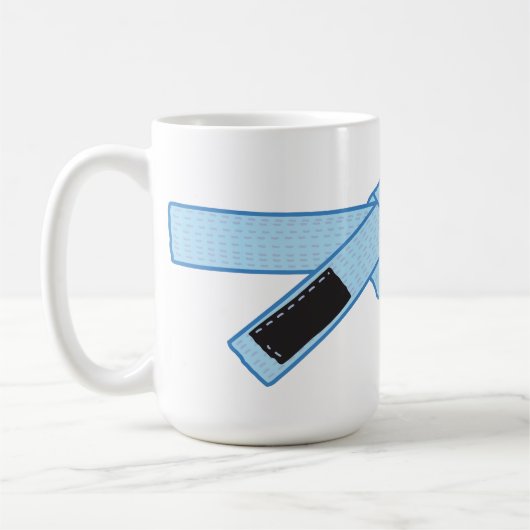 Mug de ceinture bleue Jiu-jitsu (Gauche)