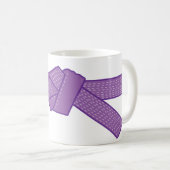 Mug de ceinture violette Jiu-jitsu (Devant droit)