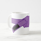 Mug de ceinture violette Jiu-jitsu (Devant gauche)