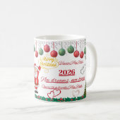 Mug de célébration de la nouvelle année (Devant droit)