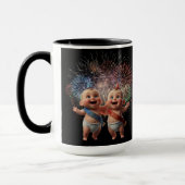 Mug de célébration du Nouvel An pour hommes (Gauche)