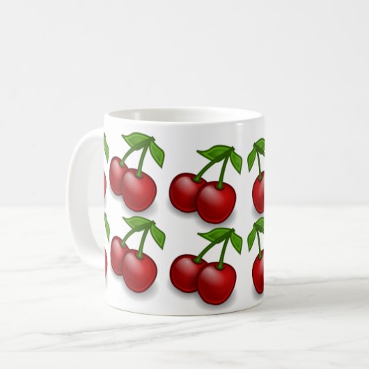 Mug De cerises conception en abondance (Devant gauche)