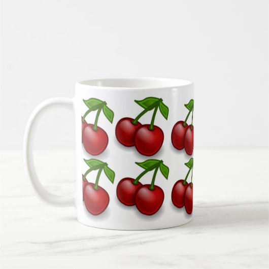Mug De cerises conception en abondance (Gauche)