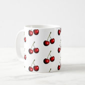 Mug de cerises rouges sucrées (Devant gauche)