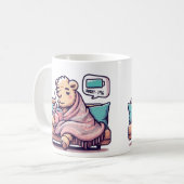 Mug de chameau azy | Vibes de café confortables po (Devant gauche)