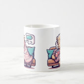 Mug de chameau azy | Vibes de café confortables po (Centre)