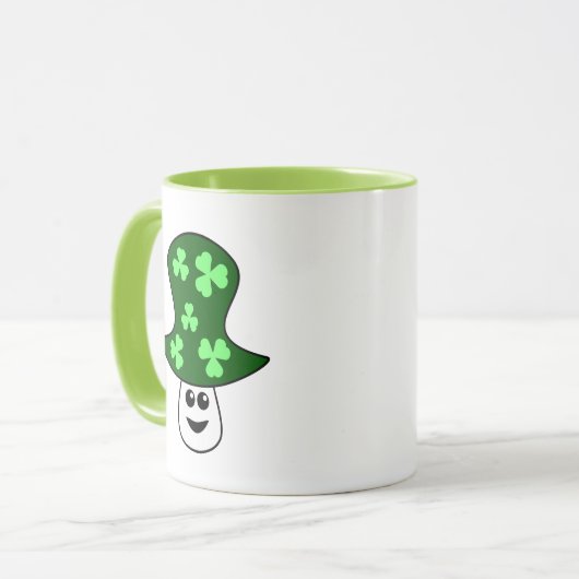 Mug de champignons St. Patrick (Devant gauche)