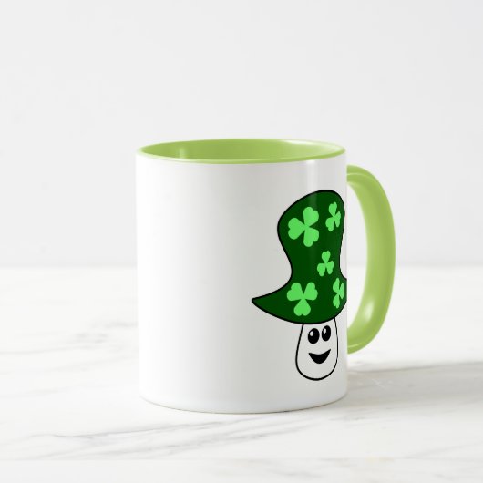 Mug de champignons St. Patrick (Devant droit)