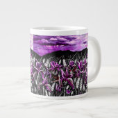 Mug de champs Iris violets (Devant droit)