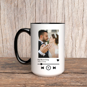 Mug de chansons personnalisées, cadeau d'anniversa
