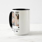 Mug de chansons personnalisées, cadeau d'anniversa (Devant gauche)