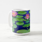 Mug De Charmantes Nappes D'Eau Rose (Devant gauche)