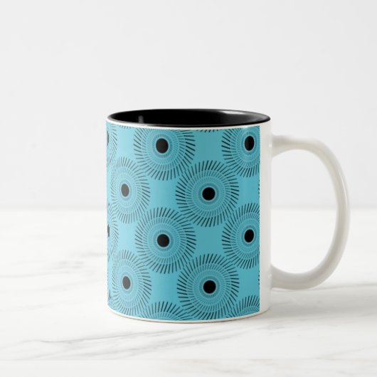 Mug de charme ultramoderne, Turquoise (Droit)