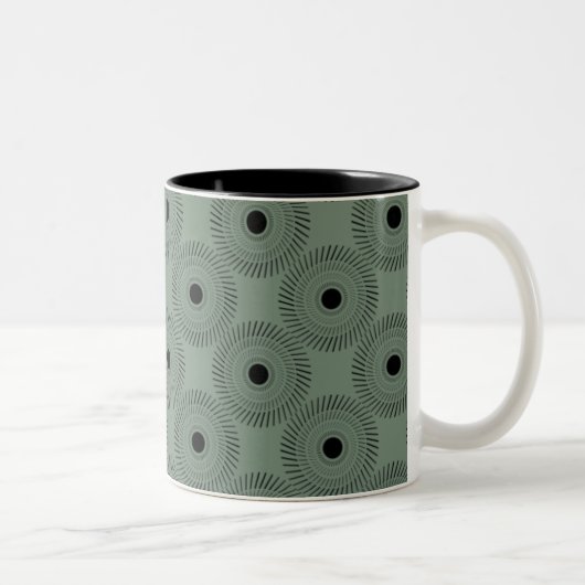 Mug de charme ultramoderne, Vert de trèfle (Droit)