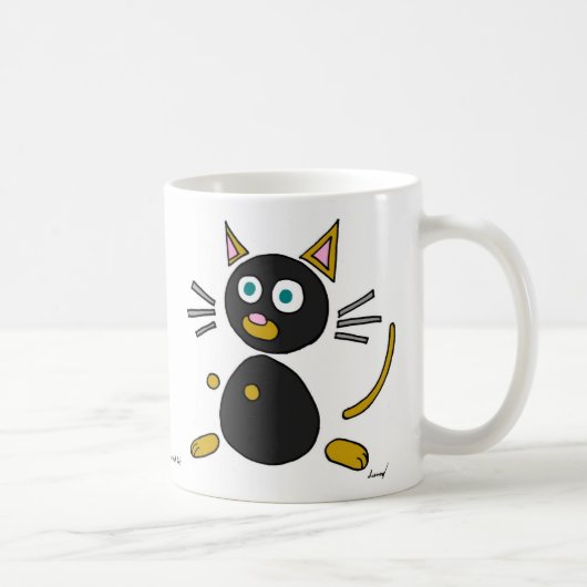 Mug de chat Abstrait (Droite)