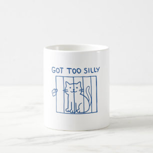 Mug de chat amusant - Ai Trop Silencieux Jail Kitt