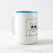 Mug de chat cool (Devant gauche)