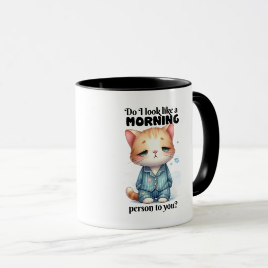 Mug de chat endormi (Devant droit)