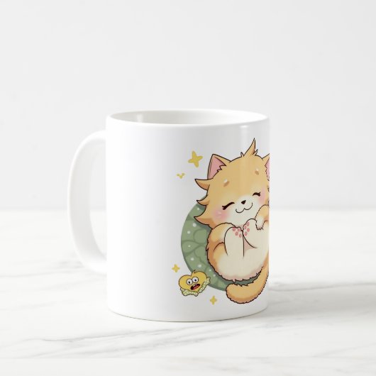 Mug de chat endormi (Devant gauche)