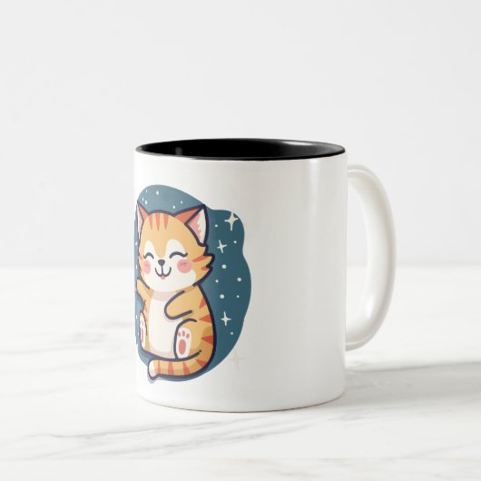 Mug de chat endormi (Devant droit)
