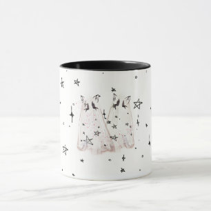Mug de chat Fantôme éffrayant "Punk Stars"