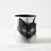 Mug de chat noir 3D 10 (Centre)