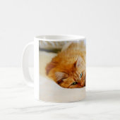 Mug de chat orange doux (Devant gauche)
