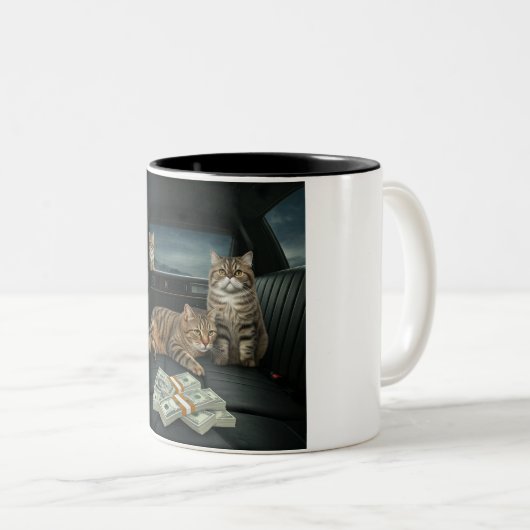 Mug de chat parfaitement riche (Devant droit)