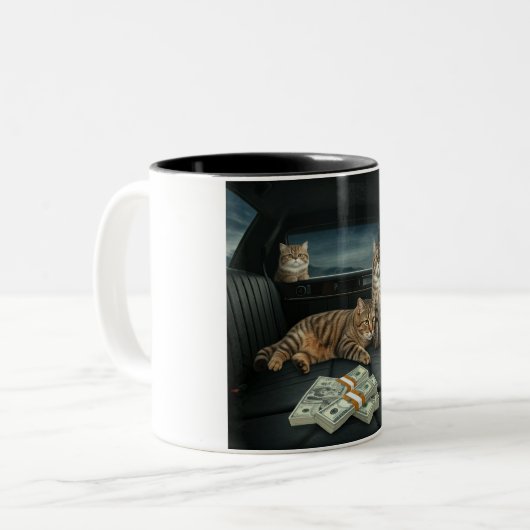 Mug de chat parfaitement riche (Devant gauche)
