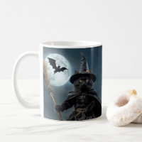 Mug de chat sorcière d'Halloween