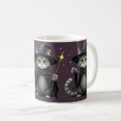 Mug de chat sorcière lunatique (Devant droit)