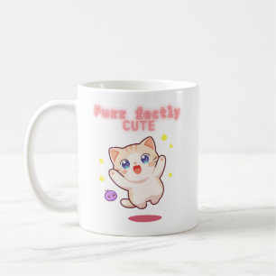 Mug de chats à sauter parfaitement mignon