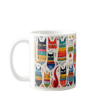 Mug de chats colorés